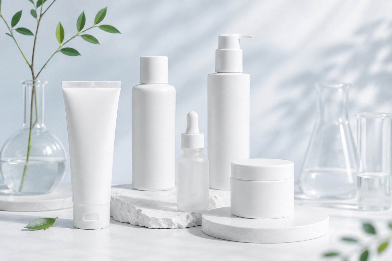 Dr. Sarah, formulator Aria Skincare, di lab Bandung