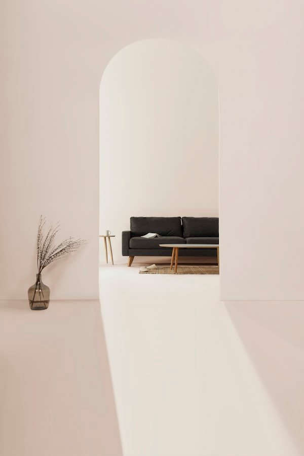 Cushion Linen Earthy warna natural wood